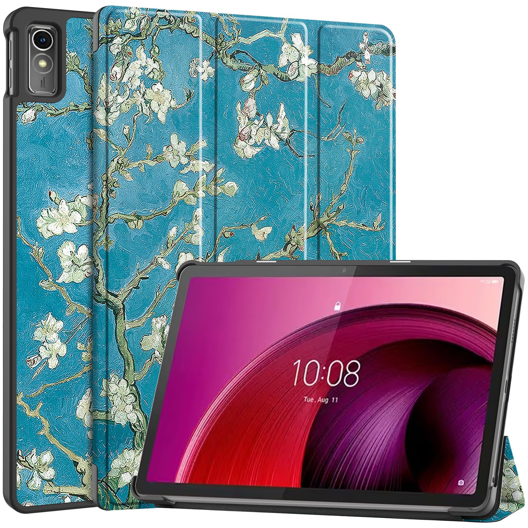 Amazon.co.jp: For Lenovo Tab M10a 5G Case [Shron] Trifold Stand